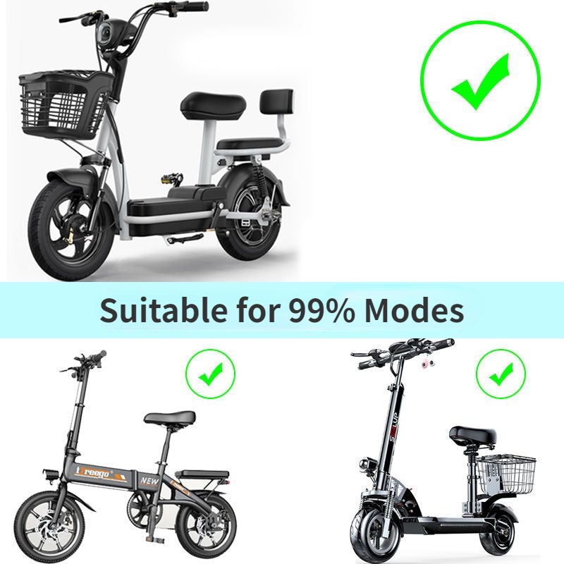Đệm Da Bọc Yên Xe Trước + Sau Chống Nắng Chống Thấm Nước Thông Dụng Cho Xe Đạp Điện Ốp