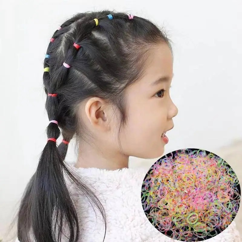 [Đặc Biệt] Dây Cao Su Nhỏ / Dây Buộc Tóc Không Làm Tổn Thương Tóc / Phụ Kiện Tóc Thời Trang / Dây Buộc Tóc Cao Su mini Co Giãn Nhiều Màu Sắc