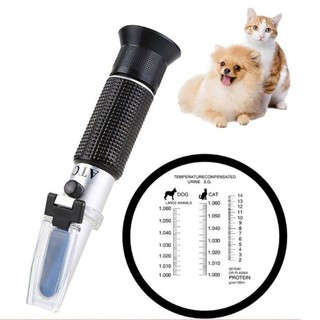 Máy đo khúc xạ thú y chuyên nghiệp Kellnny Kiểm tra chính xác nước tiểu cho chó mèo để chẩn đoán