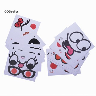 Set 2 Miếng Dán Bụng Biểu Cảm Hoạt Hình Dễ Thương Cho Phụ Nữ Mang Thai