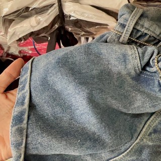 Q51- Quần short jean bò bé gái KÈM XÍCH cá tính - Size 9-30Kg