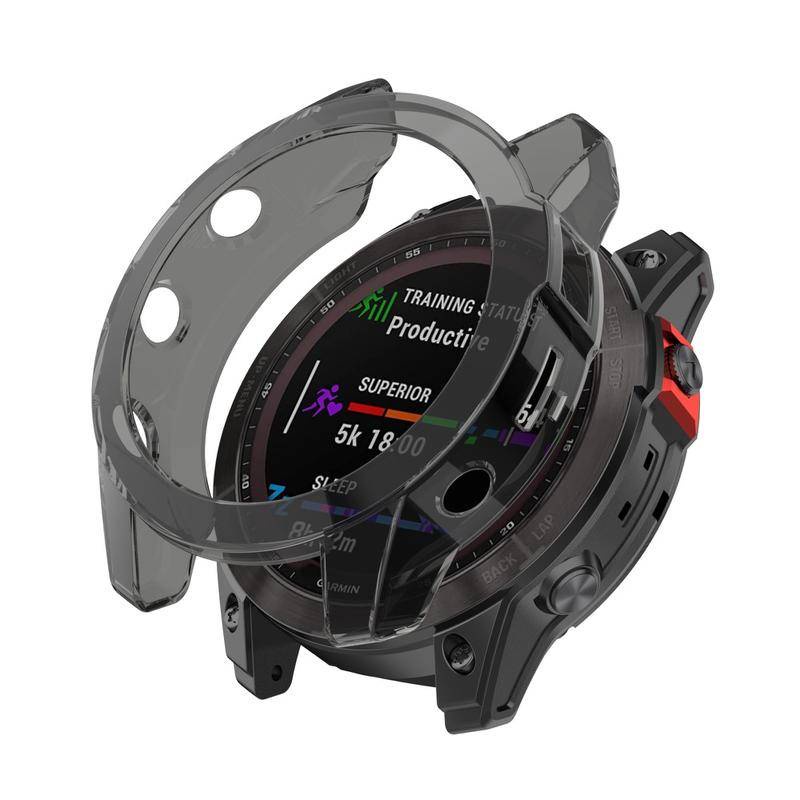 Ốp Bảo Vệ TPU Cho Garmin Fenix 7s 7x 7 Đồng Hồ Thông Minh Trong Suốt Nhiều Màu Sắc Mềm Bảo Vệ Vỏ Phụ Kiện