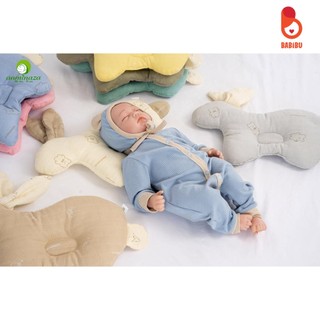 Gối lõm sơ sinh Anminaza cho bé chất liệu sợi tre Microfiber