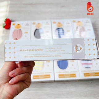 Nhộng chũn, quấn chũn Manny cho bé chất liệu cotton giúp bé ngủ ngon sâu giấc