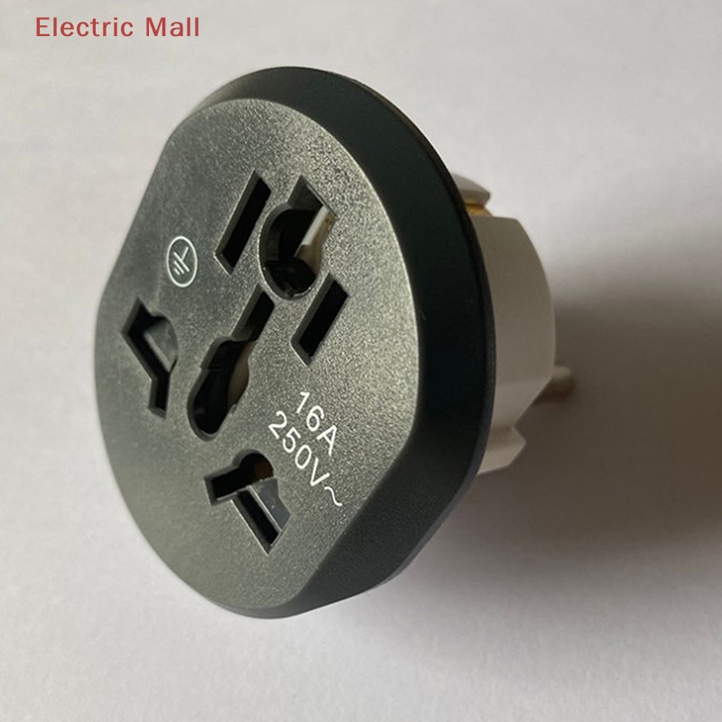 1 Phích Cắm Điện Chuyển Đổi eu 16a usto eu us uk cn Sang eu Tiện Dụng