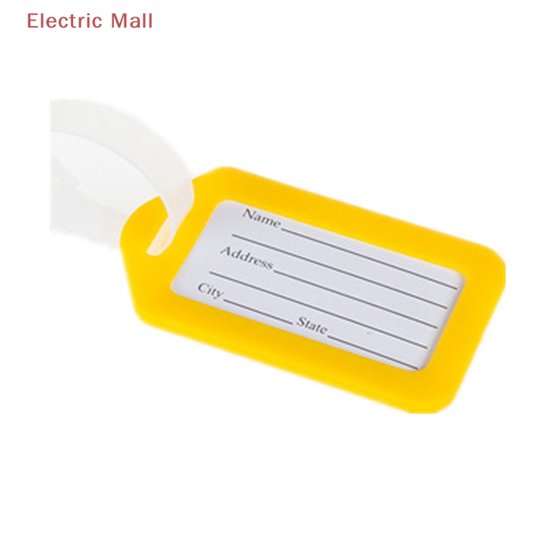 [Electricmall] Thẻ Ghi Thông Tin Hành Lý Bằng Nhựa Cho Nam Và Nữ Giao Hàng Vận Chuyển Hành Lý Du Lịch