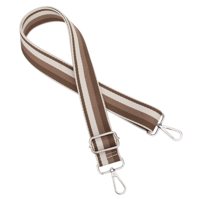 Dây Đeo Vai / Đeo Chéo 3.8cm Họa Tiết Kẻ Sọc Nhiều Màu Tùy Chỉnh Thời Trang Cho Nữ