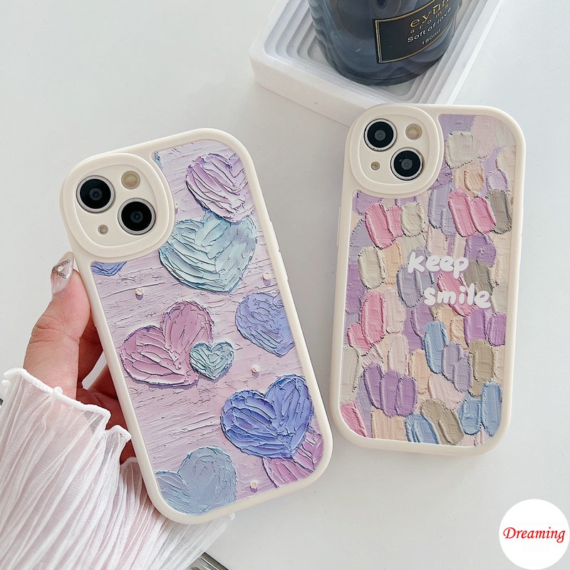 Ốp Điện Thoại Mềm Hình Trái Tim Cho vivo vivo v29 lite v27e v25 v23e v15 v11i v9 v5 s1 pro y91 y95 y91c y1s y15 y12 y17 y19 u10