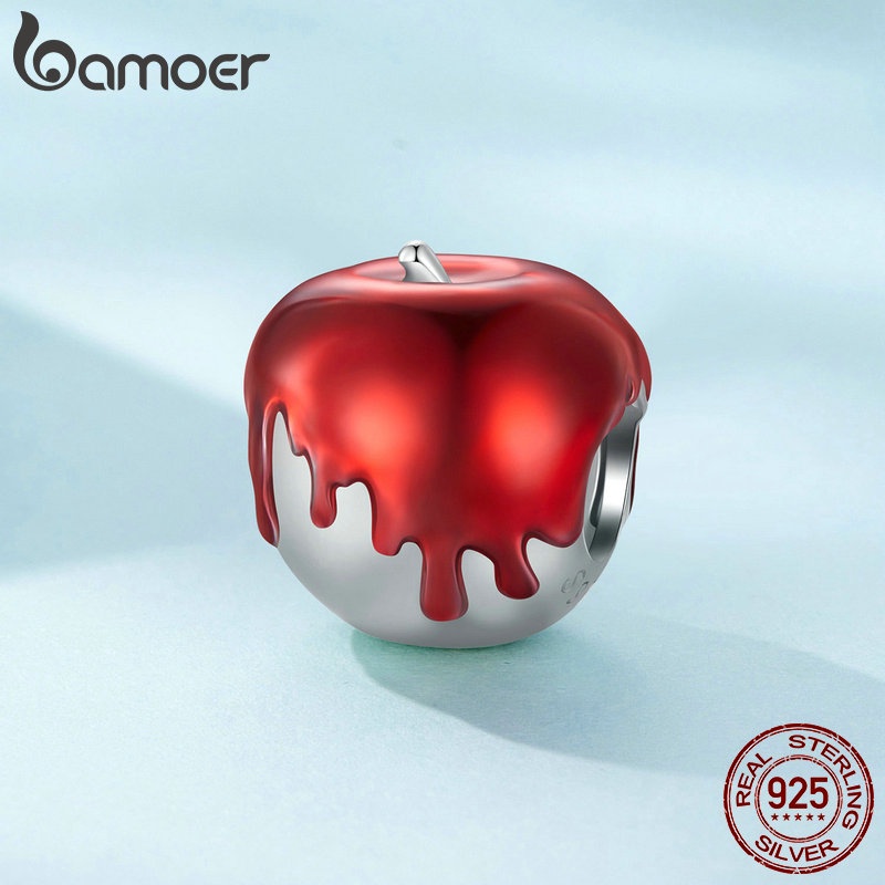 Bamoer Mặt Dây Chuyền Hình Quả Táo Bằng Bạc 925