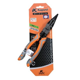 Kìm nhọn đa năng 9inch 225mm KAPUSI Japan K-8072, thép CRV độ cứng cao lưỡi kìm sắc, Bh12 thángKouritsu Official Store