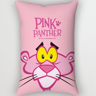 Vỏ gối hình chữ nhật Pink Panther Nhân vật hoạt hình dễ thương Quà tặng trẻ em Vỏ gối Polyester in một mặt Sofa phòng ngủ Trang trí nhà (Không có lõi gối)