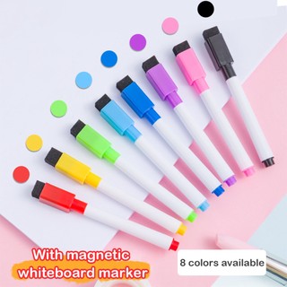 Set 6 Bút Lông Viết Bảng Có Thể Xóa Được Bằng Nước Từ Tính Dùng Cho Văn Phòng Và Học Tập