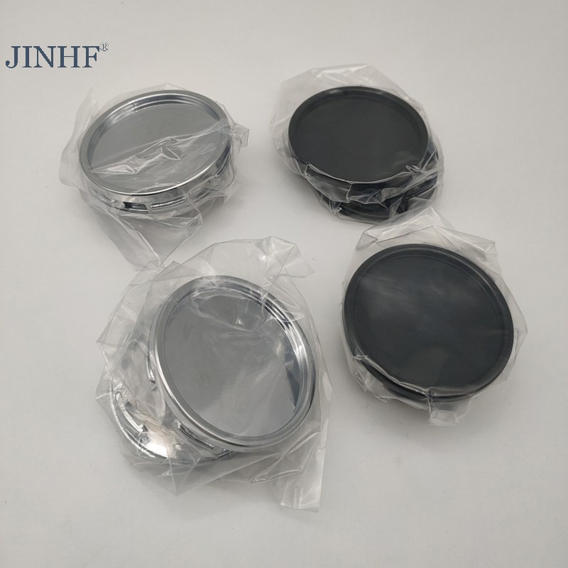 JINHF 4 Cái / lốc 58MM ABS Trống Bánh Xe Trung Tâm Hub Bao Bánh Xe Ô Tô Vành Lốp Trung Tâm Hub Mũ Phụ Kiện Tạo Kiểu Xe HOT