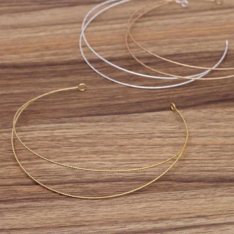 SUIT Kim Loại Băng Đô Nữ Tóc DIY Thủ Công Trống Mỏng Dây Kim Loại Khung Băng Đô Quấn Tóc Đầu Trang Sức Giáng Sinh DIY