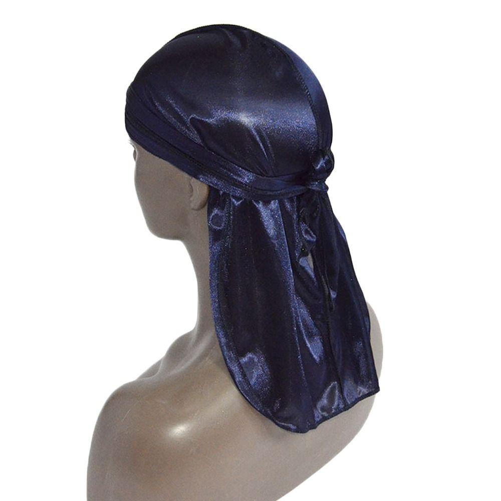 Seyawson Silk Durag, Mỏng Thoáng Khí Bandana, Có Thể Điều Chỉnh Hip-pop Co Giãn Pre-Tied Cướp Biển Mũ Nam Nữ