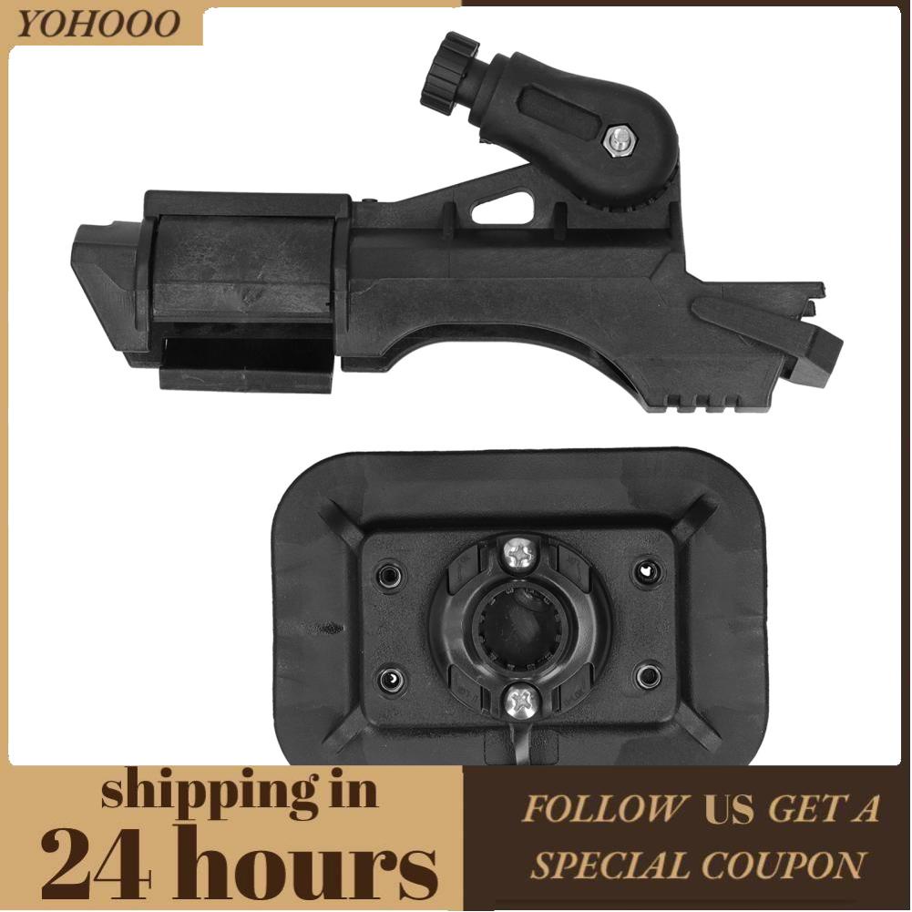 Yohooo Inflatable Boat Rod Holder Rotate Fishing Both the Base and