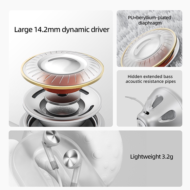 Fiio Tai Nghe Nhét Tai ff1 14.2mm hifi 0.78mm Có Thể Tháo Rời Kèm mic | BigBuy360 - bigbuy360.vn