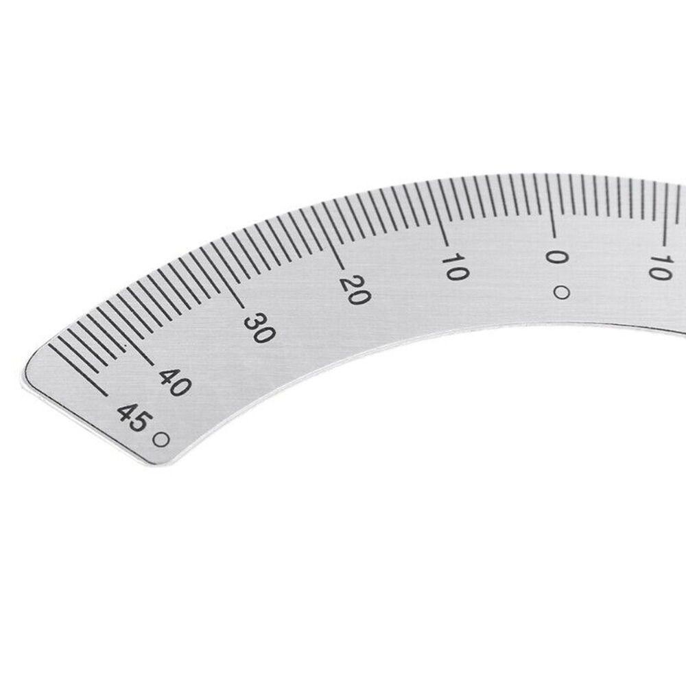 Dụng cụ đo hồ quang tròn UMISTY, thước đo chế biến gỗ 45-0-45° Thước đo, phay di động|Một phần thước đo kim loại