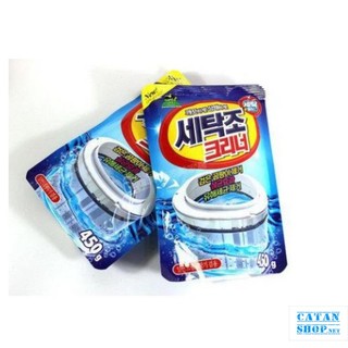 BỘT TẨY LỒNG MÁY GIẶT TIKTAK 450G, BỘT VỆ SINH LỒNG MÁY GIẶT HÀN QUỐC SANDOKKAEBI GD714-BotLG450