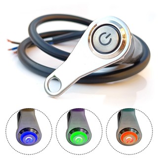 Công Tắc on / off Gắn Tay Lái Xe Máy 12v Bằng Hợp Kim Nhôm Chống Thấm Nước