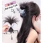 Tóc Giả Búi Kẹp Hình BƯỚM Giả Pha Lê Tỉa Lông Vũ, Tóc Giả Y2K Phong Cách Hàn Quốc QiQiShop