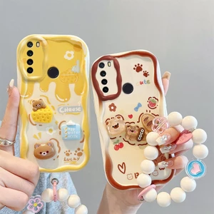 ốp lưng redmi note 8 ốp redmi note 8 ốp lưng Ốp Điện Thoại Mềm Họa Tiết Búp Bê Ba Chiều Viền Kem Dễ Thương Cho redmi note 8