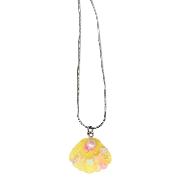 Coo Vòng cổ choker Mặt Vỏ Sò Đơn Giản