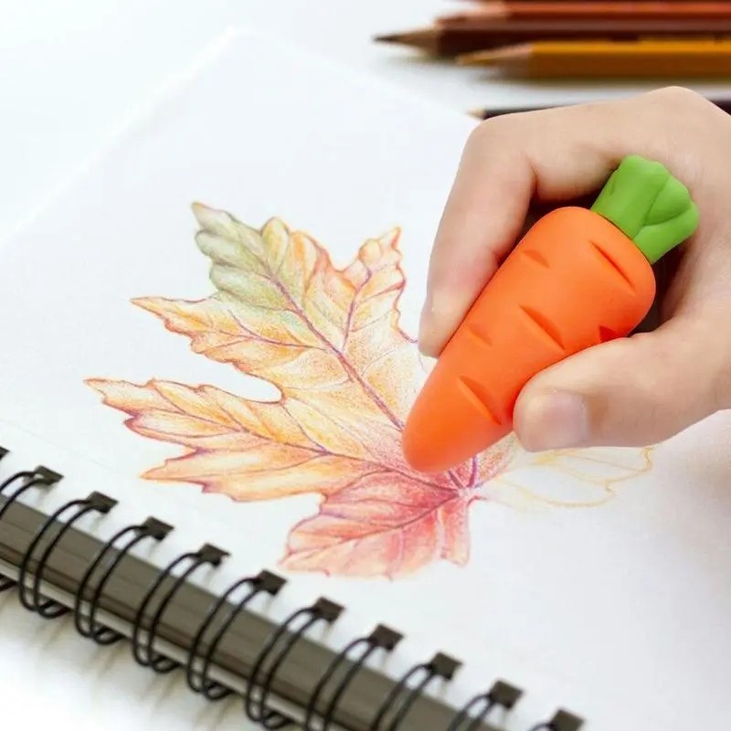 Dễ Thương Gôm Tẩy Bút Chì Hình Quả Xoài / Dâu Tây / Số Lượng Lớn Tiện Dụng Cho Học Sinh
