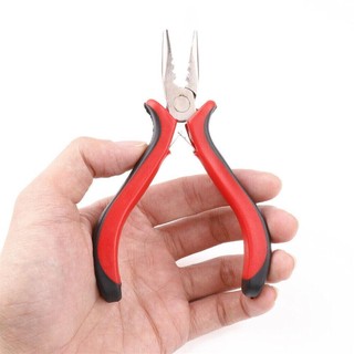 Dụng cụ kéo thép HOMEHAVEN, Kìm nối dài tóc bằng thép bền, Kìm loại bỏ viên nang 3 lỗ chuyên nghiệp cho vòng Nano hoặc Micro