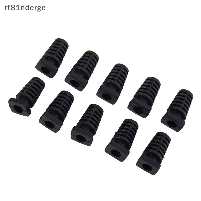Ge Set 10 Đầu Bọc Bảo Vệ Dây Cáp Sạc Điện Thoại Bằng Cao Su 4.1mm