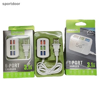 Bộ chia sạc usb 6 cổng cho điện thoại