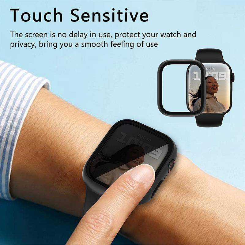 Kính Cường Lực Nhám Bảo Vệ Màn Hình Chống Nhìn Trộm Cho Đồng Hồ Thông Minh apple watch ultra 2 49mm 9 8 7 6 5 4 iwatch 41mm 45mm 44mm 40mm 9 8 7 6 5 4 se