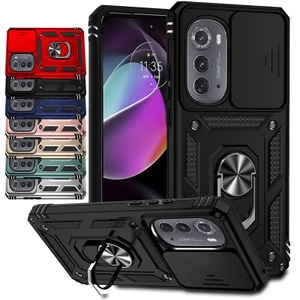Dành Cho Motorola Edge 2022 / Edge + 2023 Trượt Ống Kính Máy Ảnh Chống Sốc Vỏ Bảo Vệ