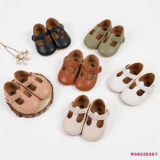 Mgg-baby Girl Premium PU Flats Trẻ sơ sinh Giày nôi tập đi đầu tiên cho bữa tiệc Lễ hội tắm cho bé