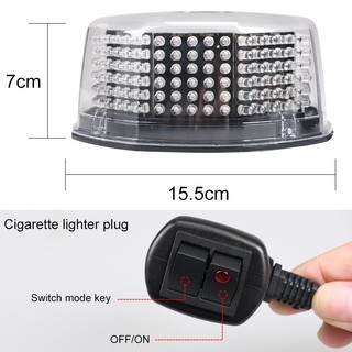 Đèn led 240 Bóng Cảnh Báo Khẩn Cấp 12v Có Nam Châm Gắn Trên Nóc Xe Hơi