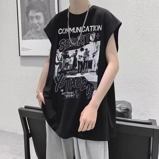 Áo thể thao nam mùa hè áo thun không tay hip-hop tanktop