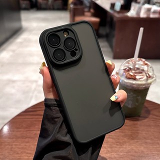 Chống Sốc Ốp Điện Thoại Cứng Kèm Miếng Dán Bảo Vệ Ống Kính Máy Ảnh Cho iphone 11 12 13 14 15 pro max