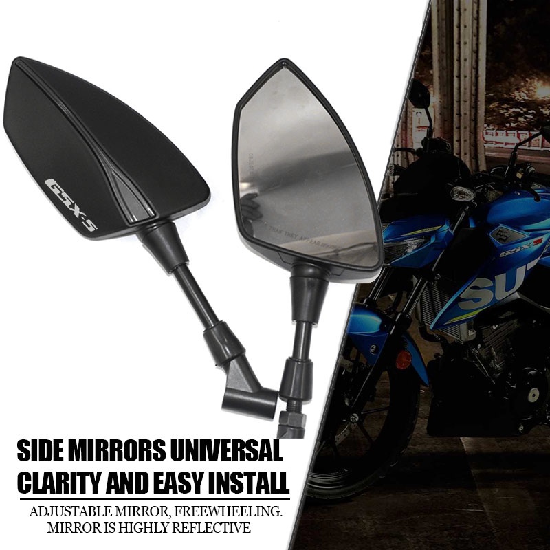 Motorrad Lenker Rückspiegel 10mm - Für Suzuki GSX-S Serie