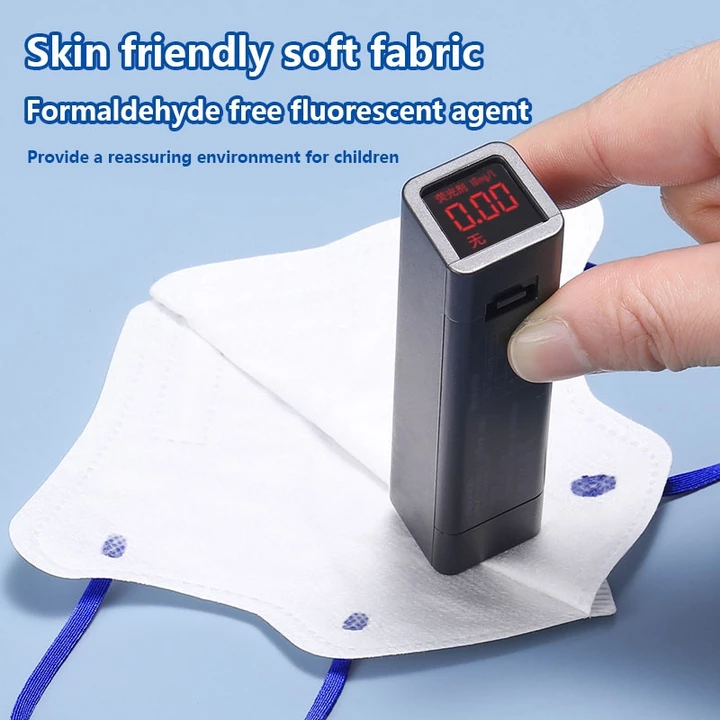 Mặt nạ thời trang 50PC Mặt nạ trẻ em mỏ vịt 3D Mặt nạ trẻ em Mặt nạ trẻ em cho 3-12 tuổi Mặt nạ trẻ em 3D đóng gói mặt nạ cá nhân 10 chiếc / gói 3plym – 7