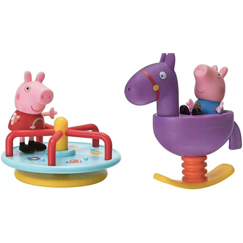 Búp Bê Heo peppa Đồ Chơi Có Khớp Cử Động Đầu, Cánh Tay Và Chân, Đồ Chơi Phong Cảnh Nhà