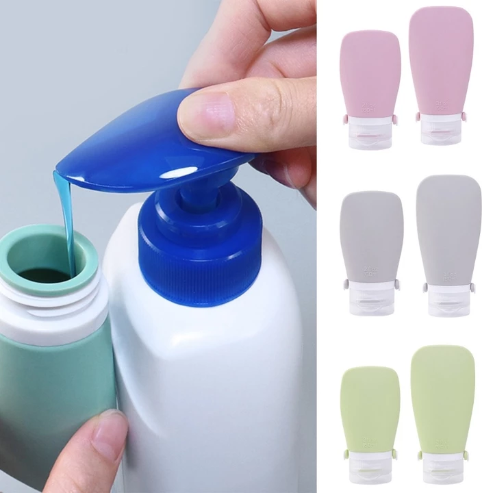 Giữ Chai Du Lịch Cho Đồ Vệ Sinh Hộp Đựng Du Lịch Chống Rò Rỉ Du Lịch Có Thể Đổ Lại