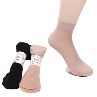 Set 10 Đôi Vớ Cổ Ngắn Bằng Vải Nhung Mỏng Nhiều Màu Sắc Thời Trang Xuân Thu Cho Nữ