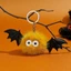 DELMER Halloween Móc Khóa, Sang Trọng Móc Khóa Túi Mặt Dây Sang Trọng Bát Búp Bê Móc Khóa, Túi Dễ Thương Quyến Rũ Vòng Chìa Khóa Mặt Dây Sang Trọng