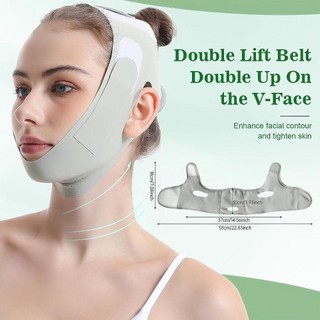 Dây đeo nâng cơ mặt COZYNEST, Đai nâng cơ mặt thoáng khí có thể điều chỉnh, Làm mát di động hình chữ V Chin Up Chăm sóc da