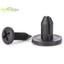 50 chiếc 6 mm Auto Car Bumper Retainer Push Black Plastic Clips Fasteners [MỚI]