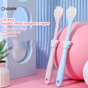 Kuzhen Bàn Chải Làm Sạch Lưỡi Mèo Làm Sạch Bề Mặt Lưỡi Làm Sạch Lỗ Thoáng Khí Tốt Cho Sức Khỏe