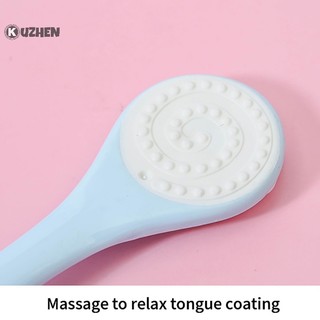 Kuzhen Bàn Chải Làm Sạch Lưỡi Mèo Làm Sạch Bề Mặt Lưỡi Làm Sạch Lỗ Thoáng Khí Tốt Cho Sức Khỏe