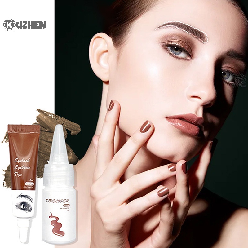 Kem Nhuộm Lông Mày kuzhen 15 Phút Chống Thấm Nước