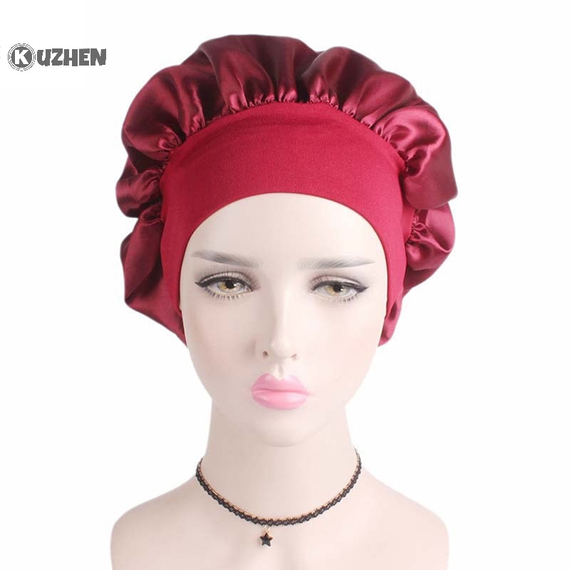 Kuzhen Tóc ngủ màu trơn sa ca-pô