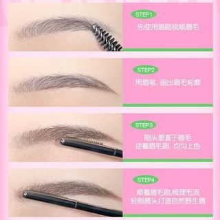NEIYOU Kem Nhuộm Lông Mày Không Thấm Nước Lâu Trôi Chống Nhòe Màu Sắc Tươi Sáng